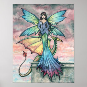 Unternehmen Fairy Dragon Art Print Poster