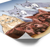 Unternehmen - farbig poster (Ecke)