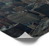 Unternehmen fliegen über New York City Poster (Ecke)