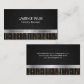 Unternehmen | Führungskraft | Modern stilvoll Visitenkarte (Vorne/Hinten)