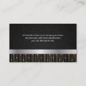 Unternehmen | Führungskraft | Modern stilvoll Visitenkarte (Rückseite)