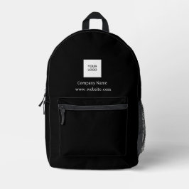 Unternehmen für benutzerdefinierte Logos Black Bus Bedruckter Rucksack