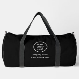Unternehmen für benutzerdefinierte Logos Black Bus Duffle Bag