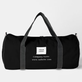 Unternehmen für benutzerdefinierte Logos Black Bus Duffle Bag