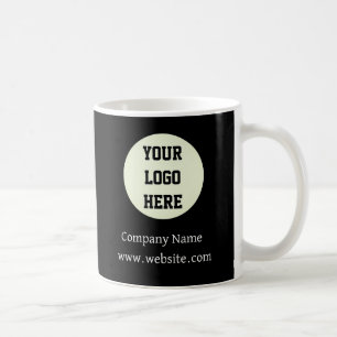 Unternehmen für benutzerdefinierte Logos Black Bus Kaffeetasse