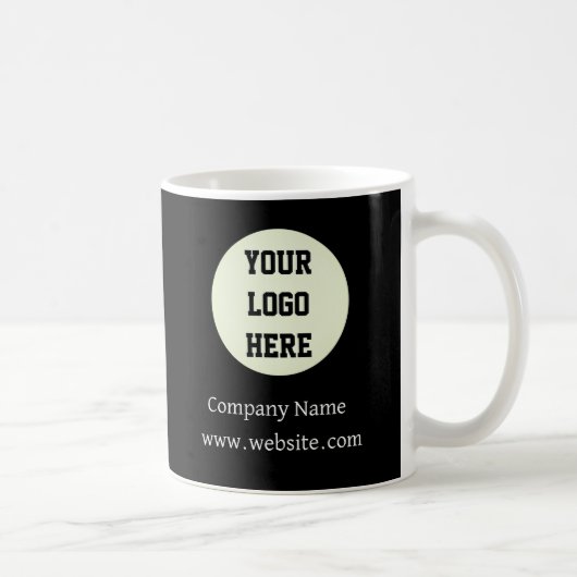 Unternehmen für benutzerdefinierte Logos Black Bus Kaffeetasse (Rechts)