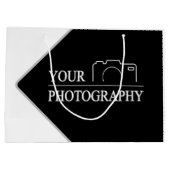 Unternehmen für benutzerdefinierte Vorlagen Große Geschenktüte (Rückseite)