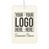 Unternehmen für kundenspezifische Firmenlogos Mode Autolufterfrischer (Vorderseite)