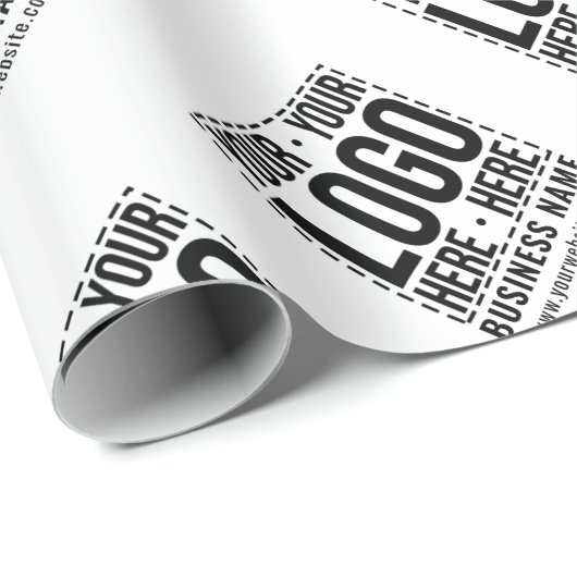 Unternehmen für kundenspezifische Firmenlogos Mode Geschenkpapier (Rolleneckpunkt)