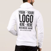 Unternehmen für kundenspezifische Firmenlogos Mode Hoodie (Rückseite)