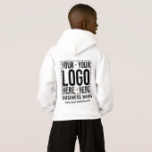 Unternehmen für kundenspezifische Firmenlogos Mode Hoodie (Schwarz voll)