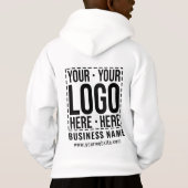Unternehmen für kundenspezifische Firmenlogos Mode Hoodie (Rückseite)