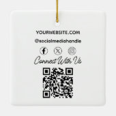 Unternehmen für kundenspezifische Firmenlogos Mode Keramikornament (Rückseite)