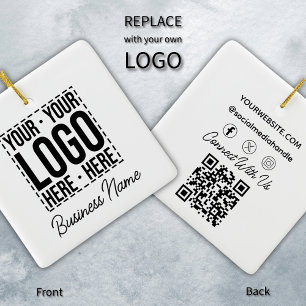 Unternehmen für kundenspezifische Firmenlogos Mode Keramikornament