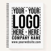 Unternehmen für kundenspezifische Firmenlogos Mode Notizblock (Vorderseite)