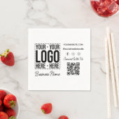 Unternehmen für kundenspezifische Firmenlogos Mode Serviette (Beispiel)