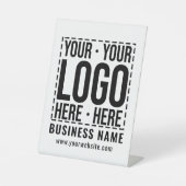 Unternehmen für kundenspezifische Firmenlogos Mode Sockelschild (Vorderseite)