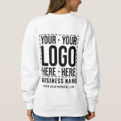 Unternehmen für kundenspezifische Firmenlogos Mode Sweatshirt (Rückseite)