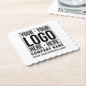 Unternehmen für kundenspezifische Firmenlogos Mode Untersetzer (angewinkelt)