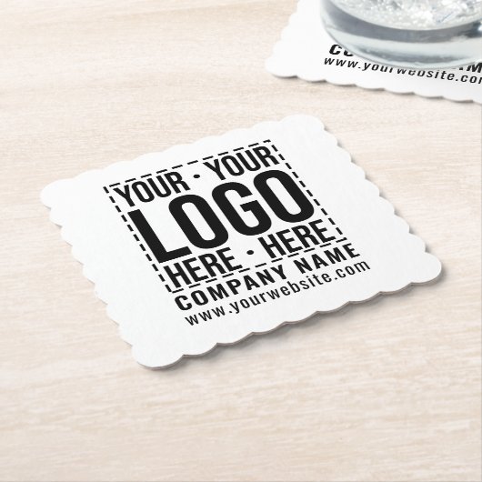 Unternehmen für kundenspezifische Firmenlogos Mode Untersetzer (angewinkelt)