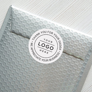 Unternehmen für kundenspezifische Firmenlogos - Vi Runder Aufkleber