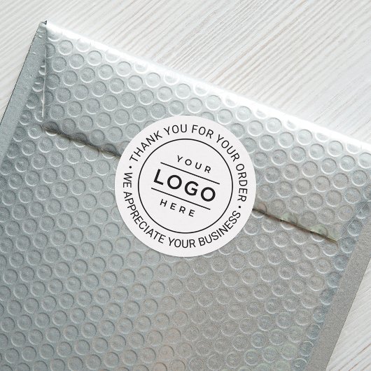 Unternehmen für kundenspezifische Firmenlogos - Vi Runder Aufkleber