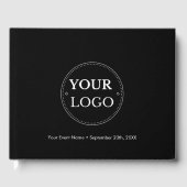 Unternehmen für kundenspezifische Logos Gästebuch (Vorderseite)