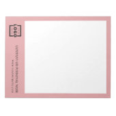 Unternehmen für kundenspezifische Logos - Geschenk Notizblock (Vorderseite)