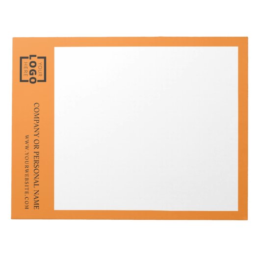 Unternehmen für kundenspezifische Logos - Geschenk Notizblock (Vorderseite)