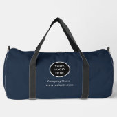 Unternehmen für kundenspezifische Logos Navy Blue Duffle Bag (Vorderseite)