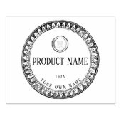 Unternehmen für kundenspezifisches Firmenlogo Gummistempel (Prägung)