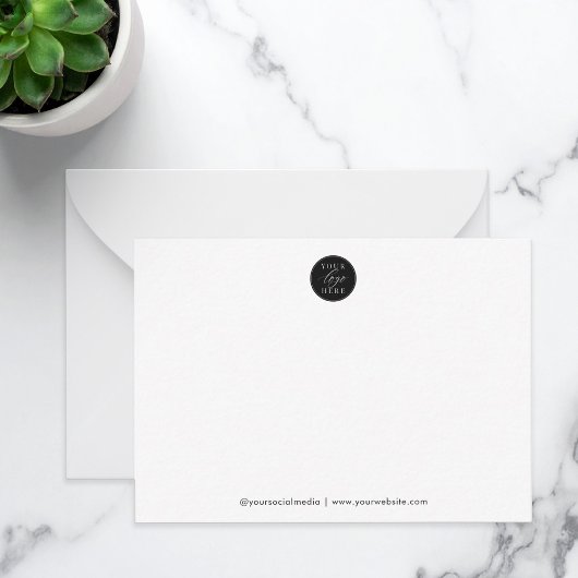 Unternehmen für kundenspezifisches Firmenlogo Mitteilungskarte