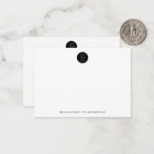 Unternehmen für kundenspezifisches Firmenlogo Mitteilungskarte (Vorderseite/Rückseite Beispiel)