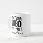 Unternehmen für Personalisierte Firmenlogos Kaffeetasse (Vorderseite Links)