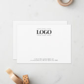 Unternehmen für Rectangle-Business-Logos Mitteilungskarte (Vorderseite/Rückseite Beispiel)