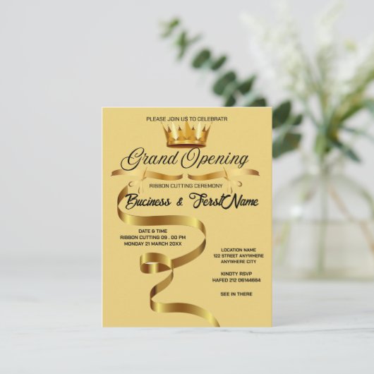 Unternehmen für redaktionelle Logos, Sonderaktion Einladung (Stehend Vorderseite)