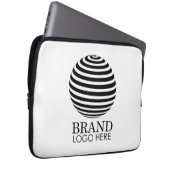Unternehmen für White Custom Company Laptopschutzhülle (Vorne Rechts)