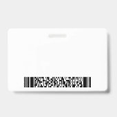 Unternehmen | Geschäftsmann im Anzug | Strichcode Ausweis (Back)