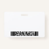 Unternehmen | Geschäftsmann im Anzug | Strichcode Ausweis (Rückseite)