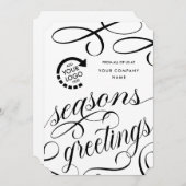 Unternehmen IHR LOGO Feiertagskarte (Vorne/Hinten)