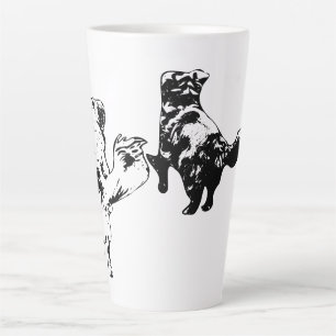 Unternehmen im Herbstlicht Milchtasse