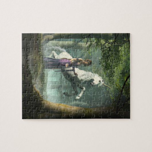 Unternehmen im verzauberten Wald Puzzle (Horizontal)