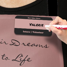 Unternehmen Interferon Volunteer Temporäre Rolle D Namensschild