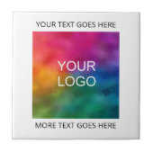 Unternehmen laden Sie hier Ihr eigenes Logo hoch Fliese (Vorderseite)