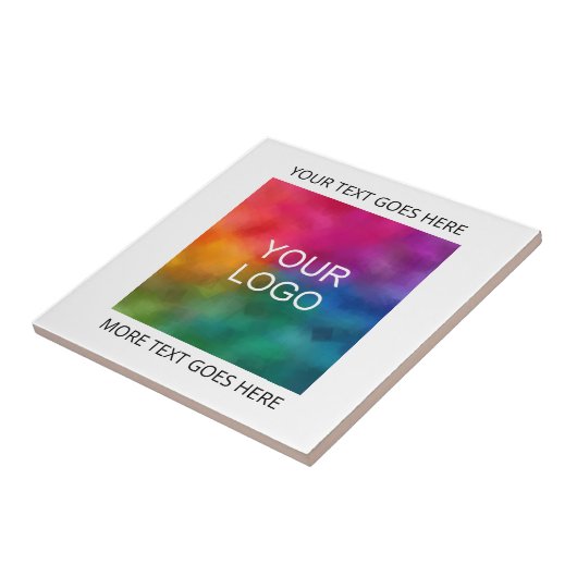 Unternehmen laden Sie hier Ihr eigenes Logo hoch Fliese (Seite)