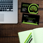 Unternehmen Landscaping Services Visitenkarte