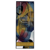 Unternehmen Logo-Geschäft Abstrakt Geschenktüte Für Weinflaschen (Vorderseite)