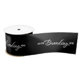 Unternehmen Logo-Geschäft mit Black Gift Wrapping Satinband (Spule)