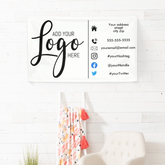 Unternehmen Marketing hinzufügen Sie Ihr Logo Banner (Insitu)