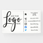 Unternehmen Marketing hinzufügen Sie Ihr Logo Banner (Horizontal)